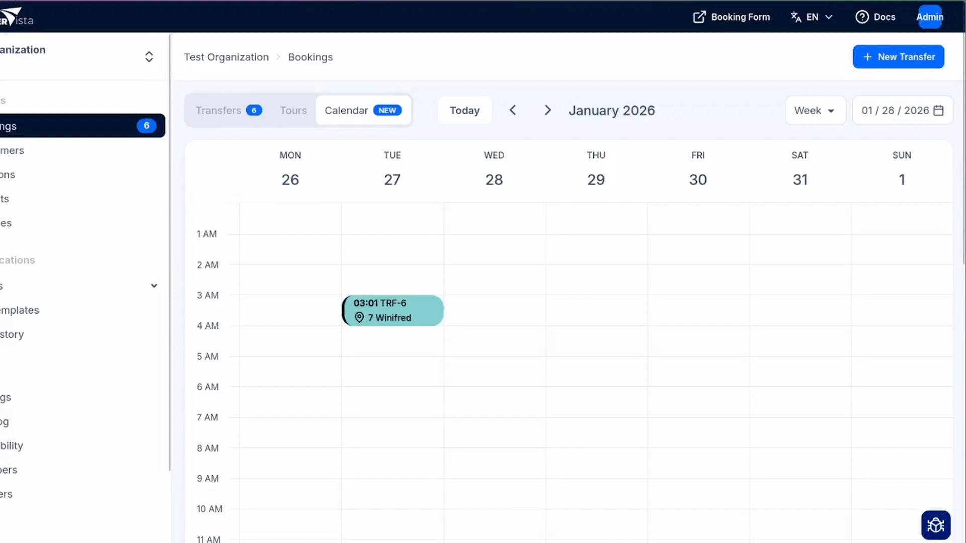Calendar Event Dragging