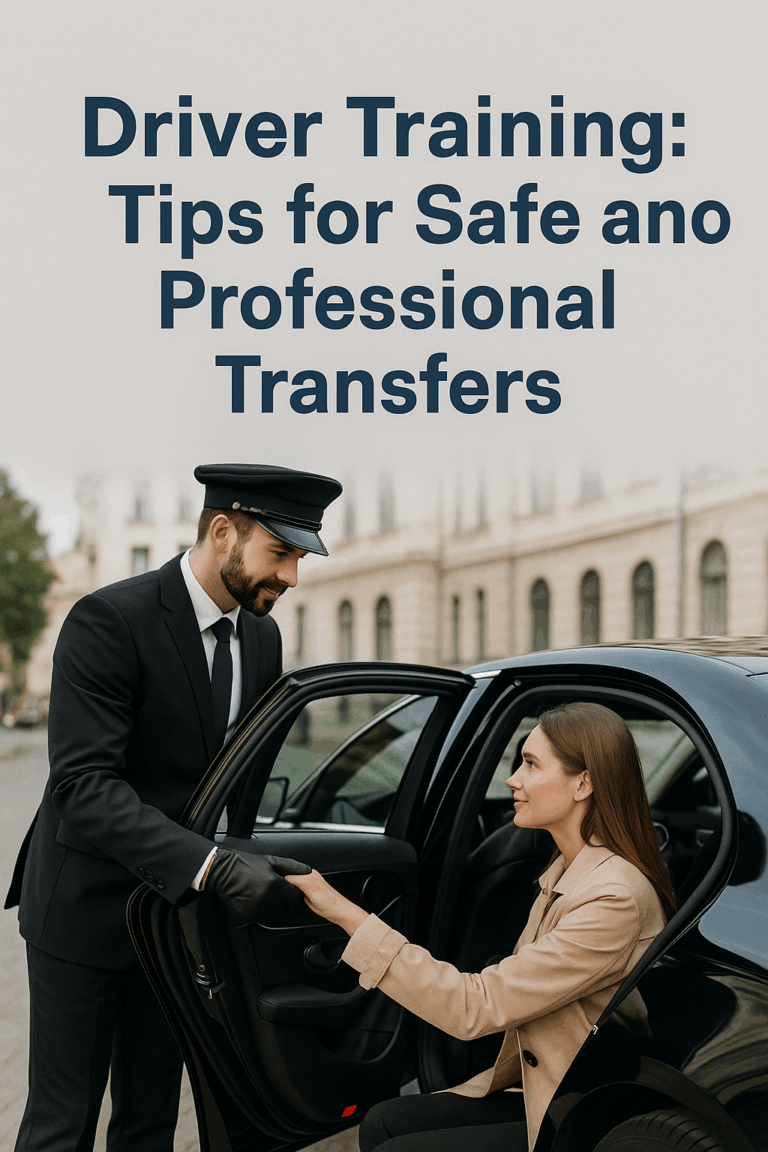 Capacitación para conductores: Consejos para traslados seguros y profesionales. Mejore la experiencia de viaje de sus pasajeros con consejos de conducción segura. Optimice el flujo de pasajeros y mejore la experiencia en el aeropuerto.