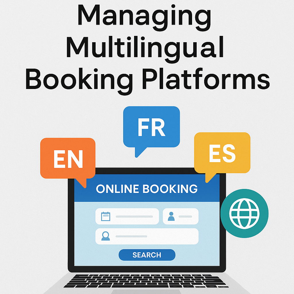 Gestión eficaz de plataformas de reserva multilingües 