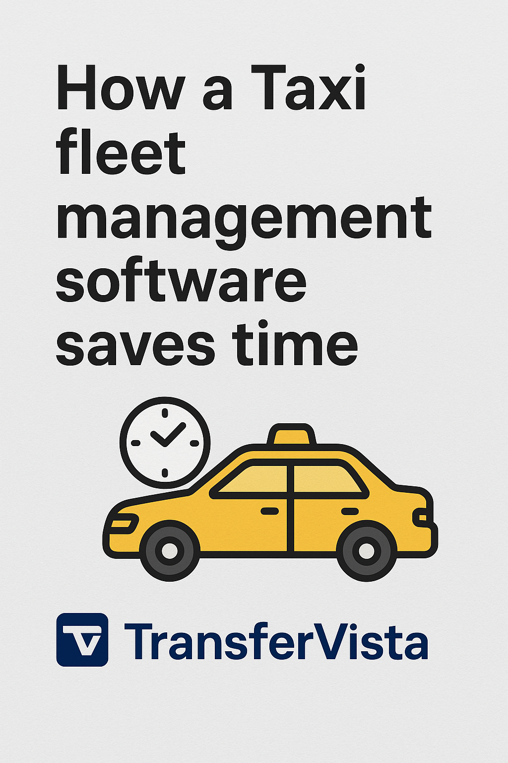 how a taxi fleet management software saves time - Transfervista