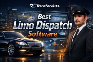 Το καλύτερο λογισμικό αποστολής λιμουζίνας – Σύστημα αποστολής λιμουζίνας Transfervista με σοφέρ, πολυτελές αυτοκίνητο και πίνακα ελέγχου διαχείρισης στόλου.