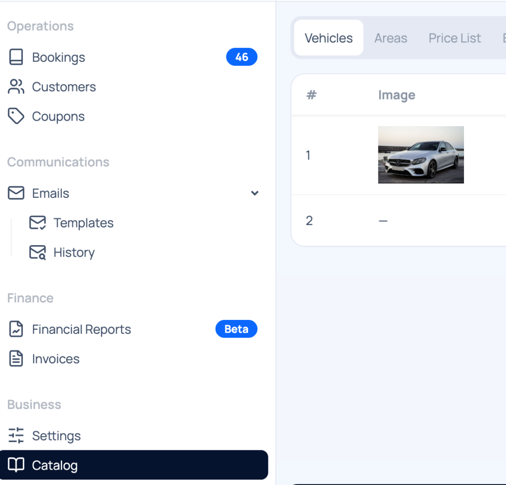 Προσθέστε οχήματα για τη φόρμα του ιστότοπού σας Wix Taxi