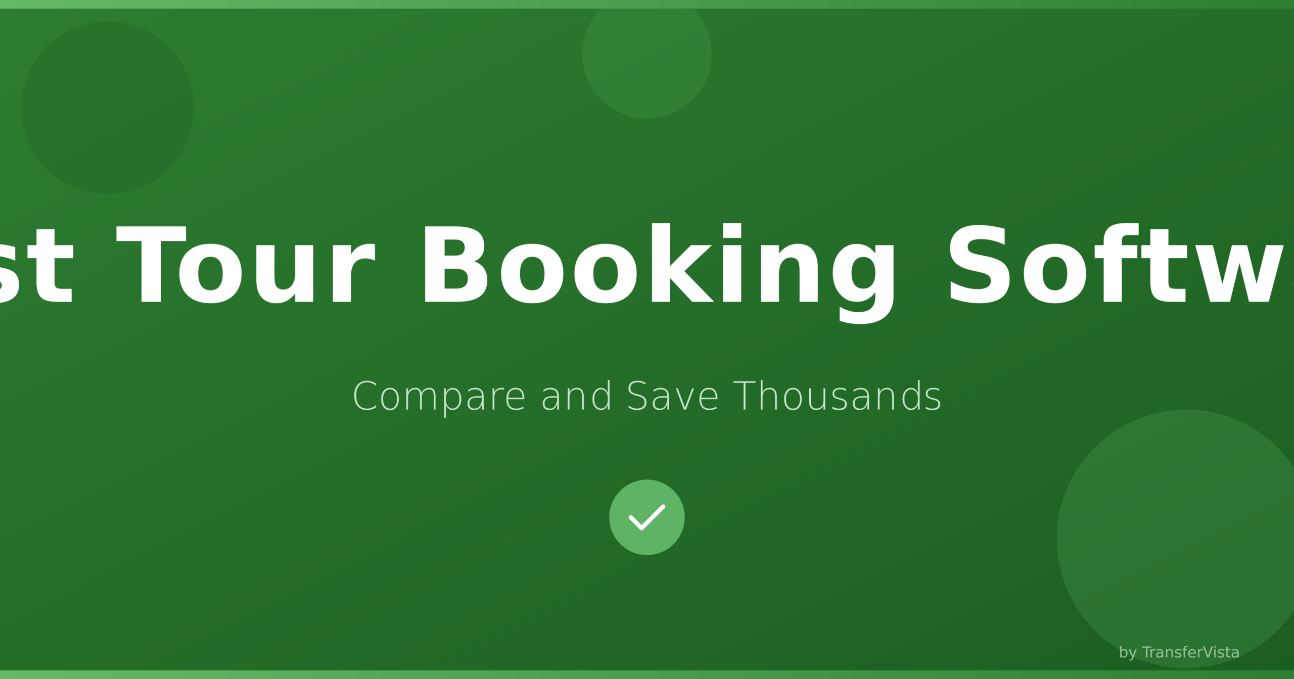 best tour booking software